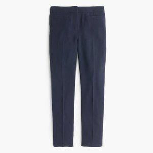 NWT J Crew Navy French Girl Slim Crop Crepe Pant
